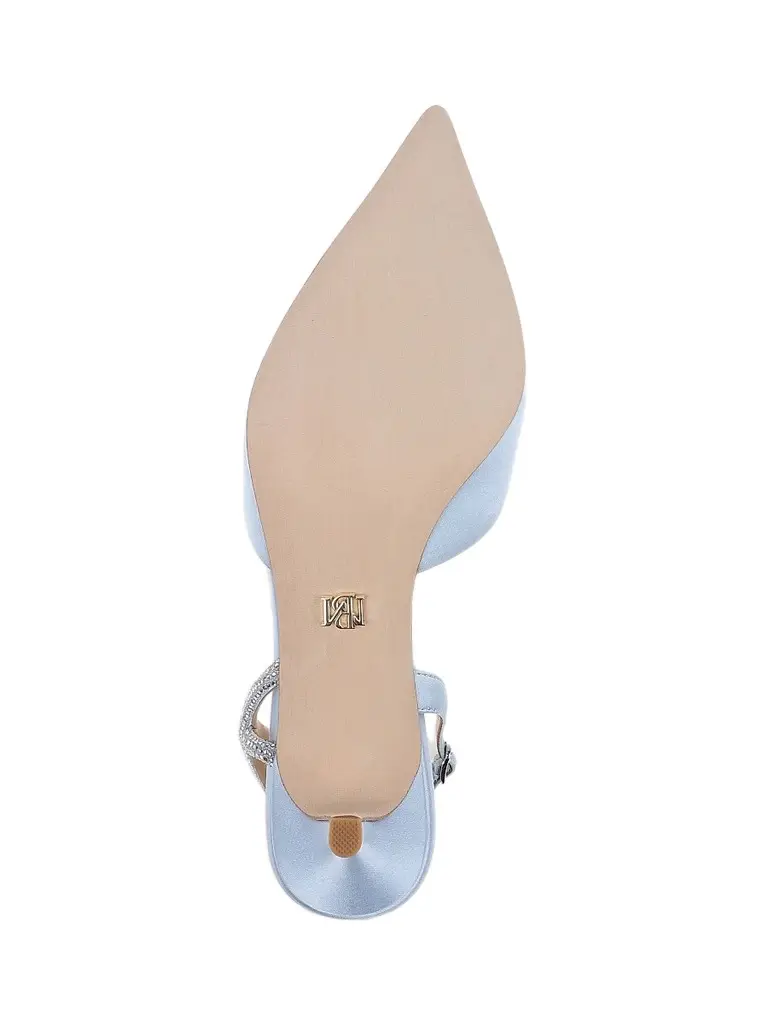 BADGLEY MISCHKA Women's Yulianna 45MM Satin Slingback Pumps | Thumbnail 6 BADGLEY MISCHKA Women's Yulianna 45MM Satin Slingback Pumps | Thumbnail 6