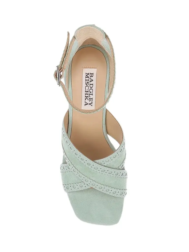 BADGLEY MISCHKA Women's Yanni 75MM Suede Sandals | Thumbnail 4 BADGLEY MISCHKA Women's Yanni 75MM Suede Sandals | Thumbnail 4