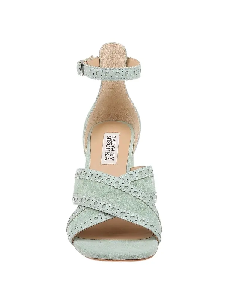 BADGLEY MISCHKA Women's Yanni 75MM Suede Sandals | Thumbnail 5 BADGLEY MISCHKA Women's Yanni 75MM Suede Sandals | Thumbnail 5