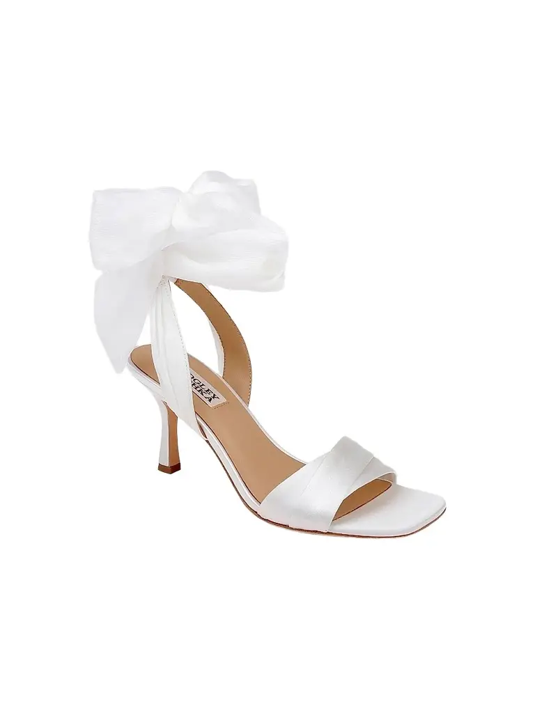 BADGLEY MISCHKA Women's Yanis 75MM Satin Ankle-Wrap Sandals | Thumbnail 2 BADGLEY MISCHKA Women's Yanis 75MM Satin Ankle-Wrap Sandals | Thumbnail 2