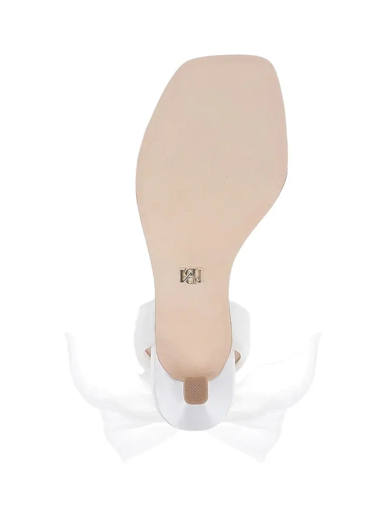BADGLEY MISCHKA Women's Yanis 75MM Satin Ankle-Wrap Sandals | Thumbnail 6 BADGLEY MISCHKA Women's Yanis 75MM Satin Ankle-Wrap Sandals | Thumbnail 6