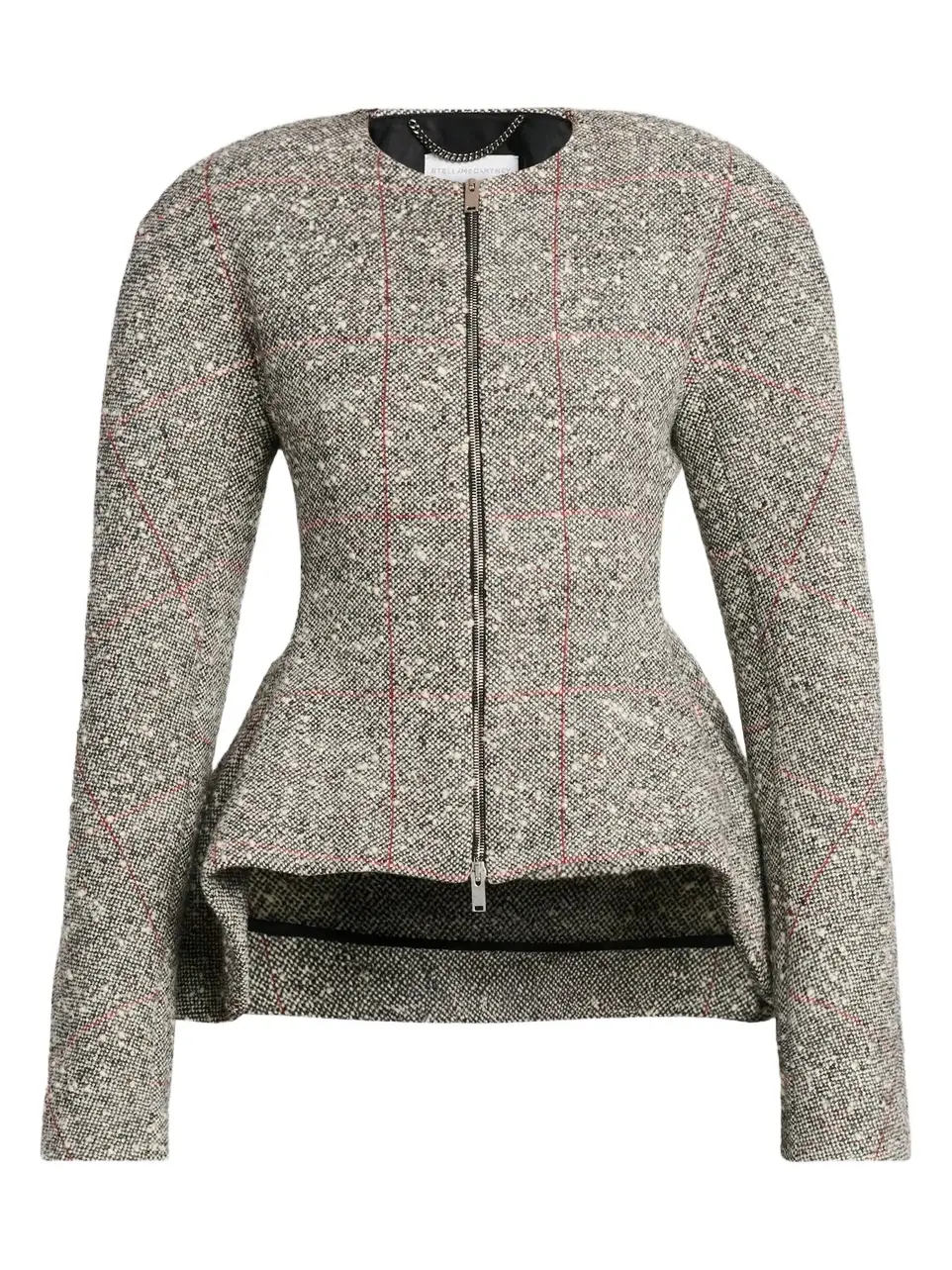 Women's Speckled Peplum Jacket