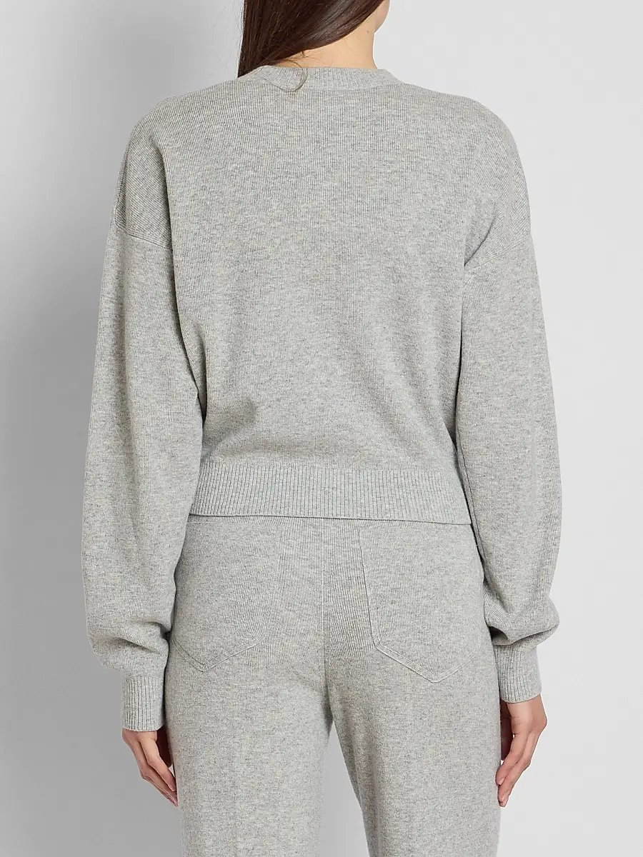 Victoria Beckham Women's Wool-Blend Crewneck Sweater | Thumbnail 3 Victoria Beckham Women's Wool-Blend Crewneck Sweater | Thumbnail 3