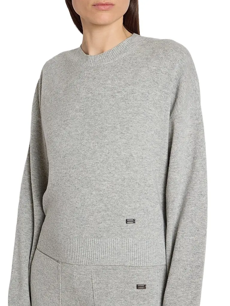 Victoria Beckham Women's Wool-Blend Crewneck Sweater | Thumbnail 5 Victoria Beckham Women's Wool-Blend Crewneck Sweater | Thumbnail 5