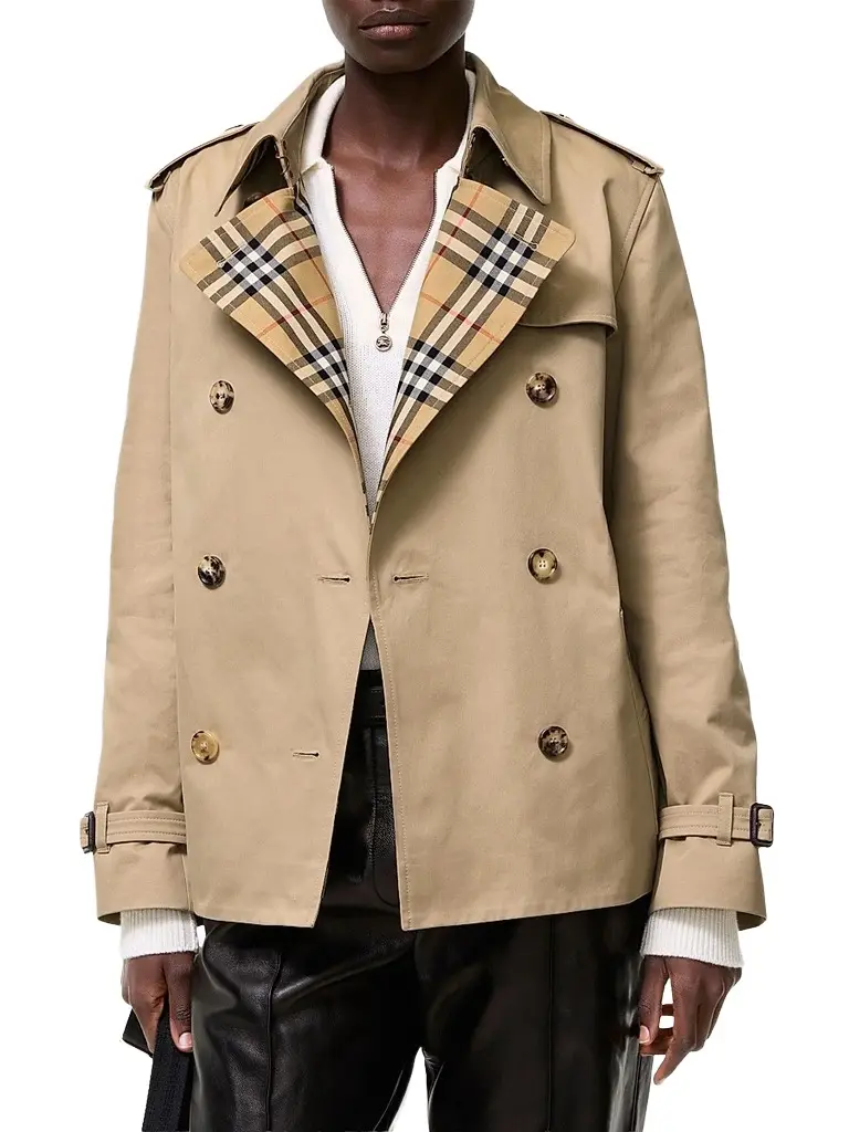 Burberry Women's Cotton Lakefield Trench Jacket | Thumbnail 2