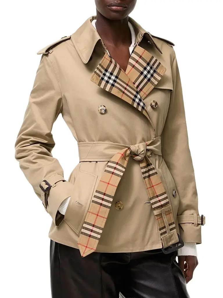 Burberry Women's Cotton Lakefield Trench Jacket | Thumbnail 4