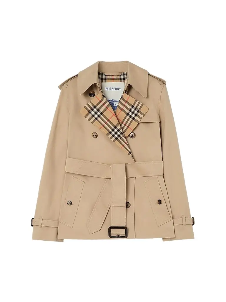 Burberry Women's Cotton Lakefield Trench Jacket - Honey | Image 1 Burberry Women's Cotton Lakefield Trench Jacket - Honey | Image 1
