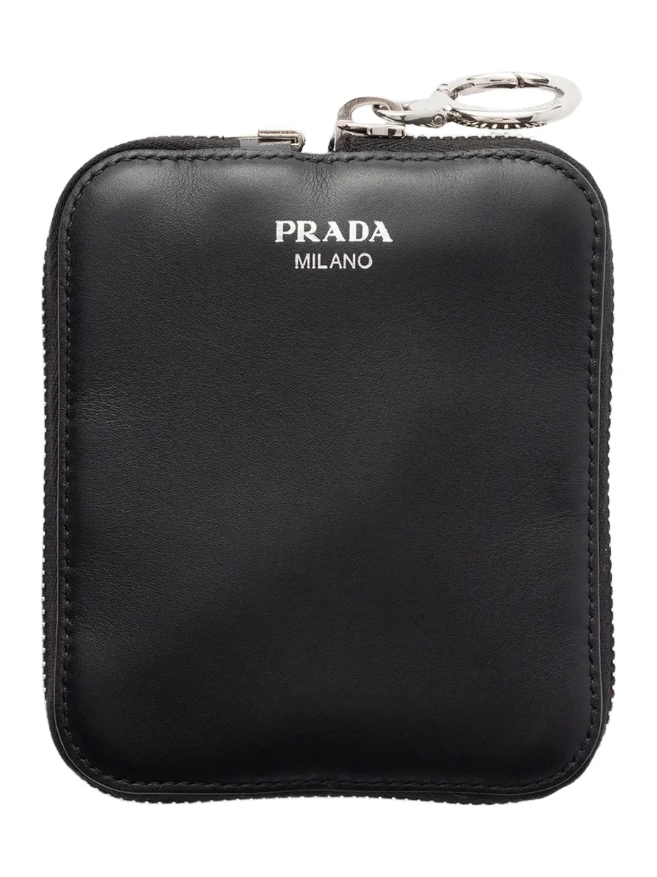 Prada Women's Nylon and Leather Foldable Mini Duffel Bag
