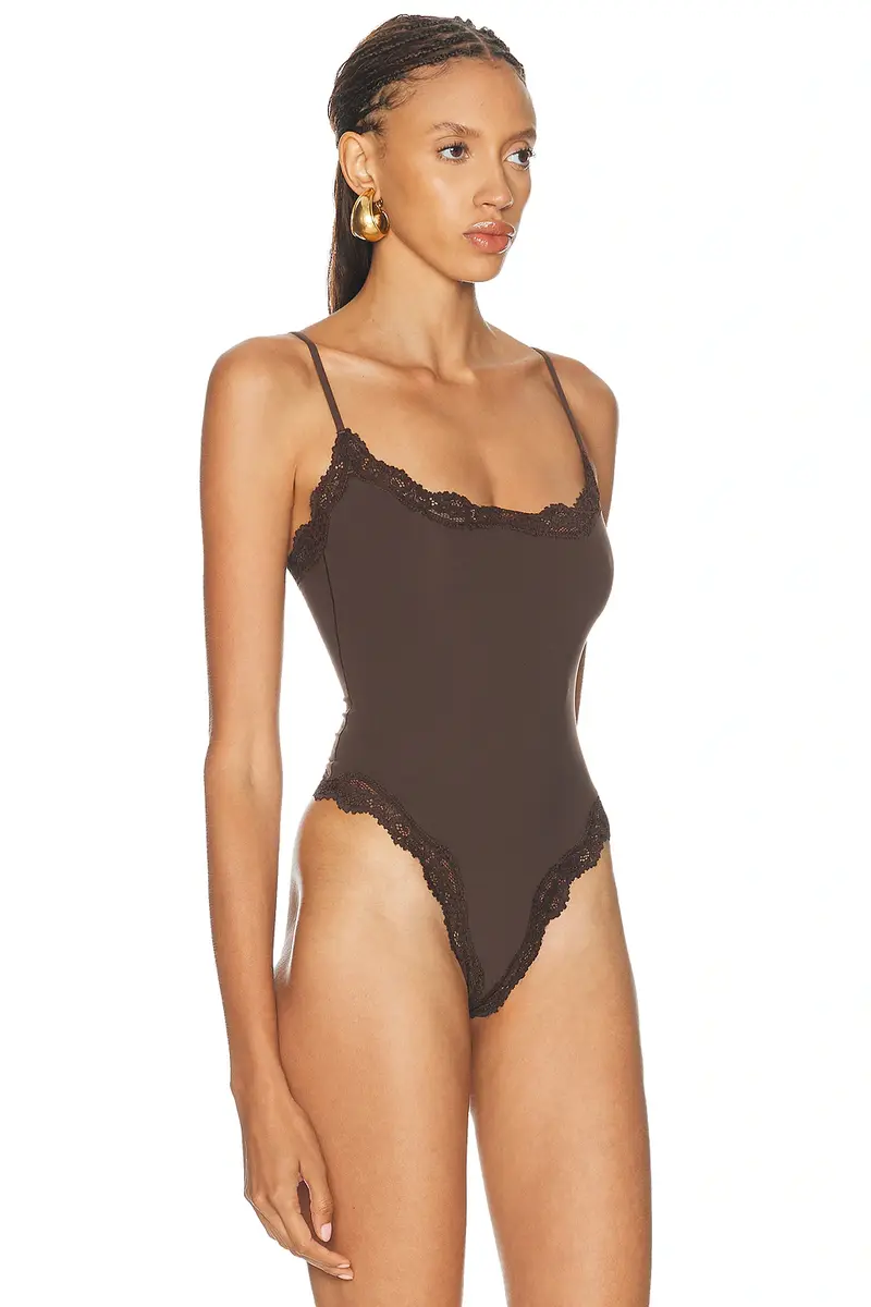 Skims Fits Everybody Lace Cami Bodysuit | Thumbnail 3 Skims Fits Everybody Lace Cami Bodysuit | Thumbnail 3