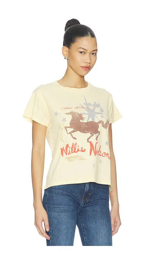 DAYDREAMER Willie Nelson Horse Called Music Solo Tee | Thumbnail 2