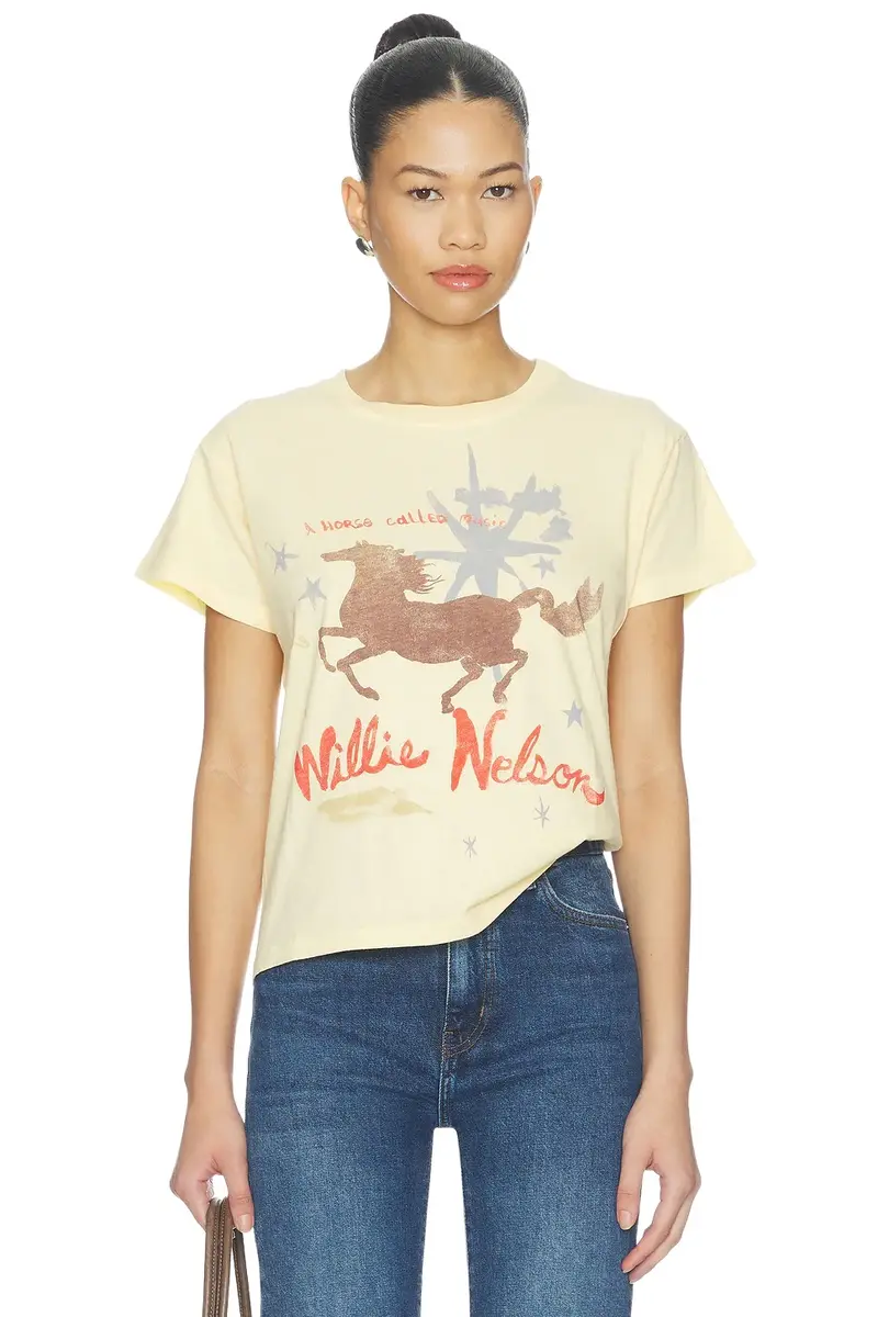 Willie Nelson Horse Called Music Solo Tee Willie Nelson Horse Called Music Solo Tee