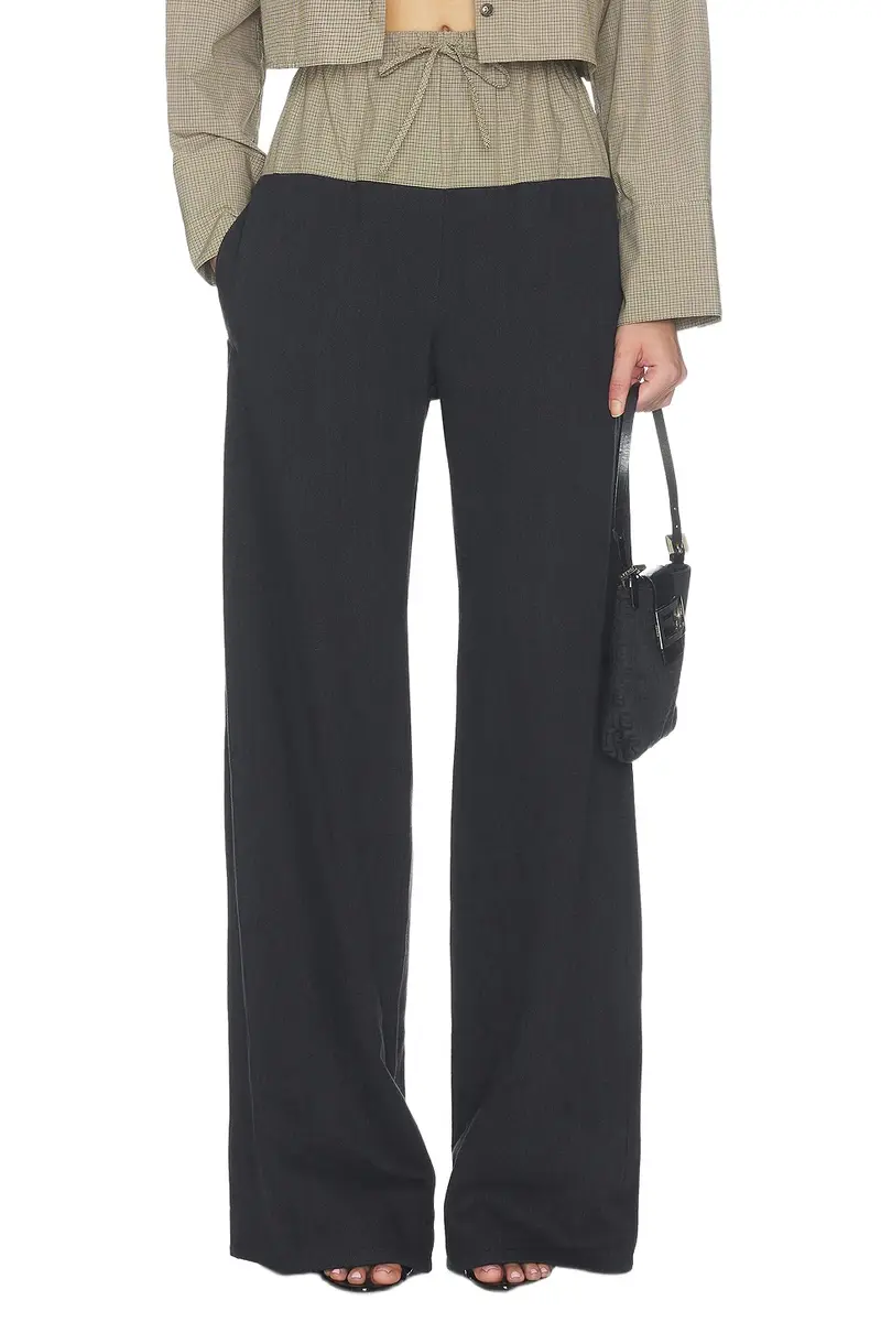 Drawstring Combo Pant