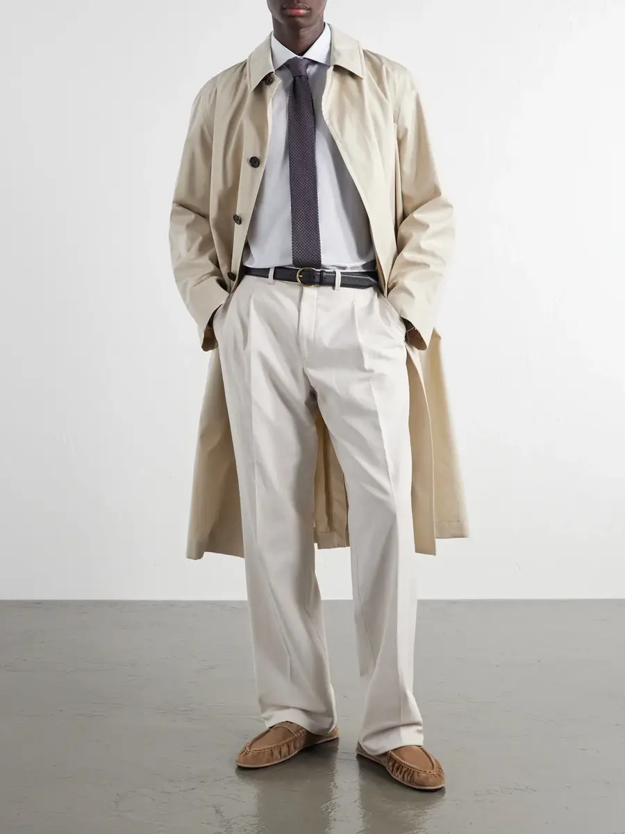 Zegna Cutaway-Collar Striped Cotton-Poplin Shirt - Men | Thumbnail 2 Zegna Cutaway-Collar Striped Cotton-Poplin Shirt - Men | Thumbnail 2