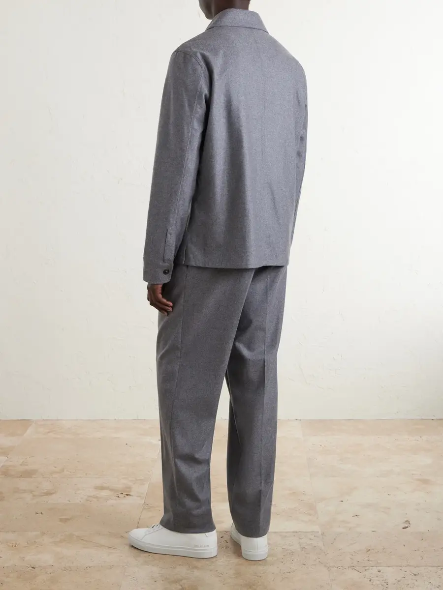 Gabriela Hearst Drew Wool and Cashmere-Blend Shirt - Men | Thumbnail 4 Gabriela Hearst Drew Wool and Cashmere-Blend Shirt - Men | Thumbnail 4