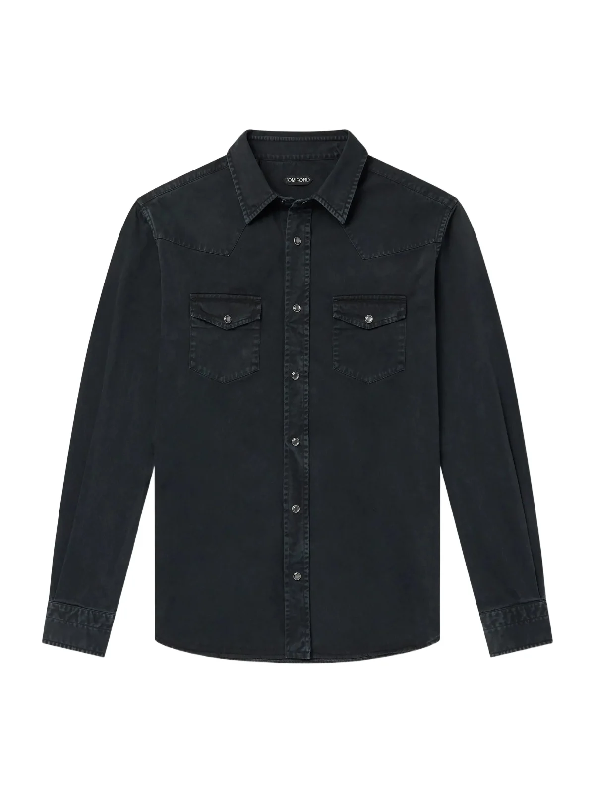 Tom Ford Garment-Dyed Denim Shirt - Men