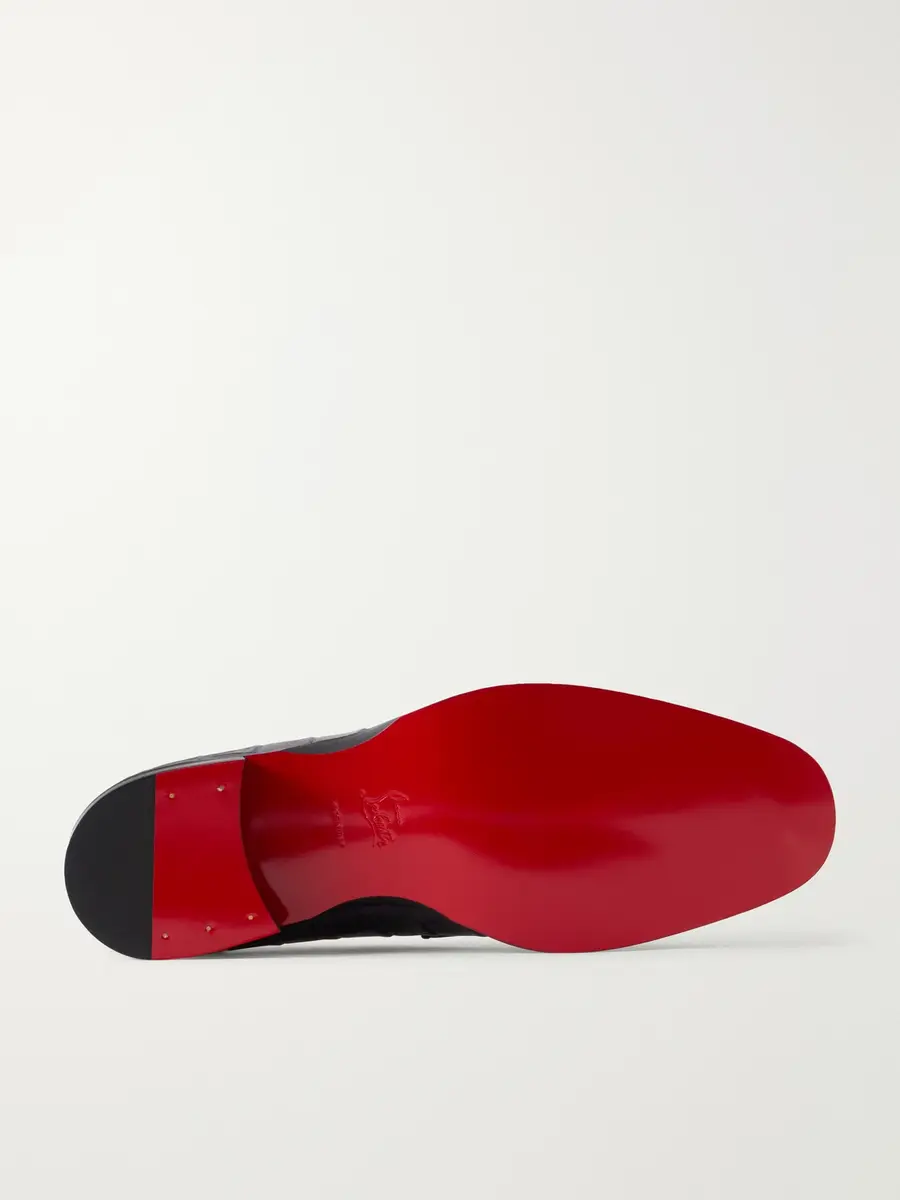 Christian Louboutin Chambelimoc Croc-Effect Leather Loafers - Men | Thumbnail 3