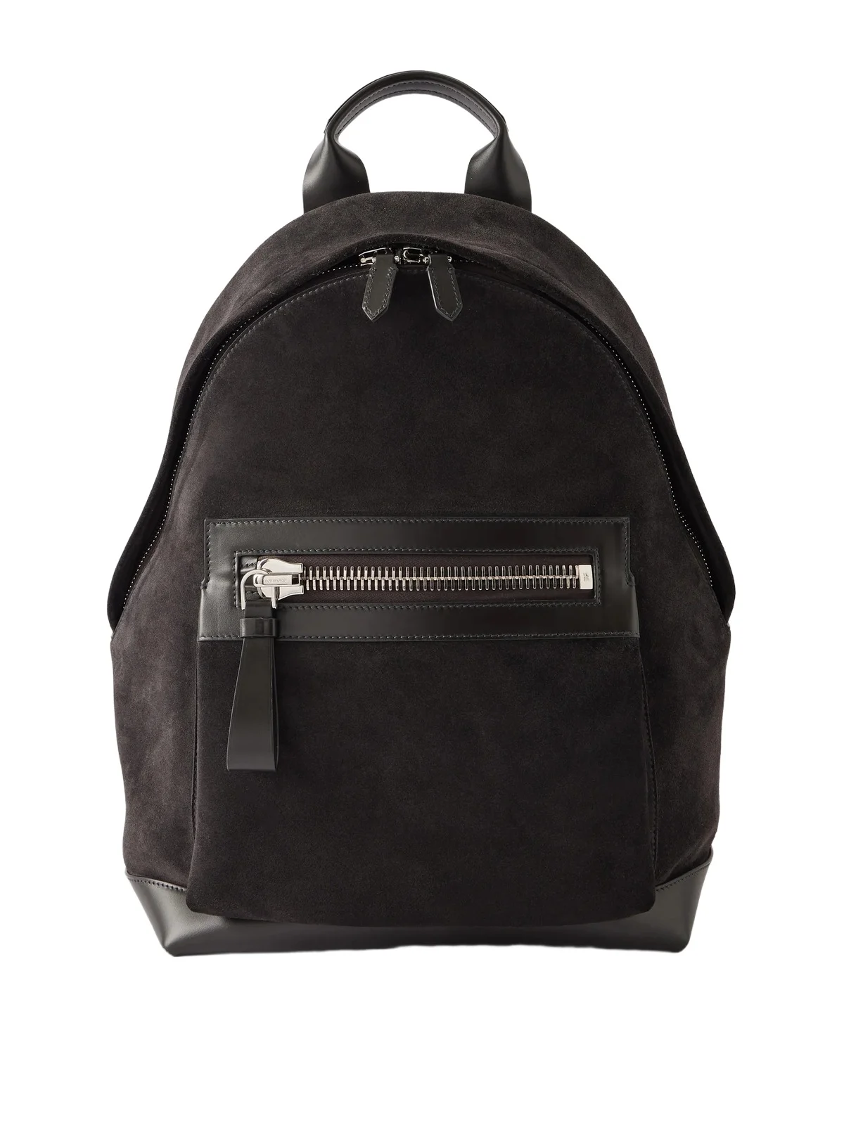 Tom Ford Buckley Leather-Trimmed Suede Backpack - Men