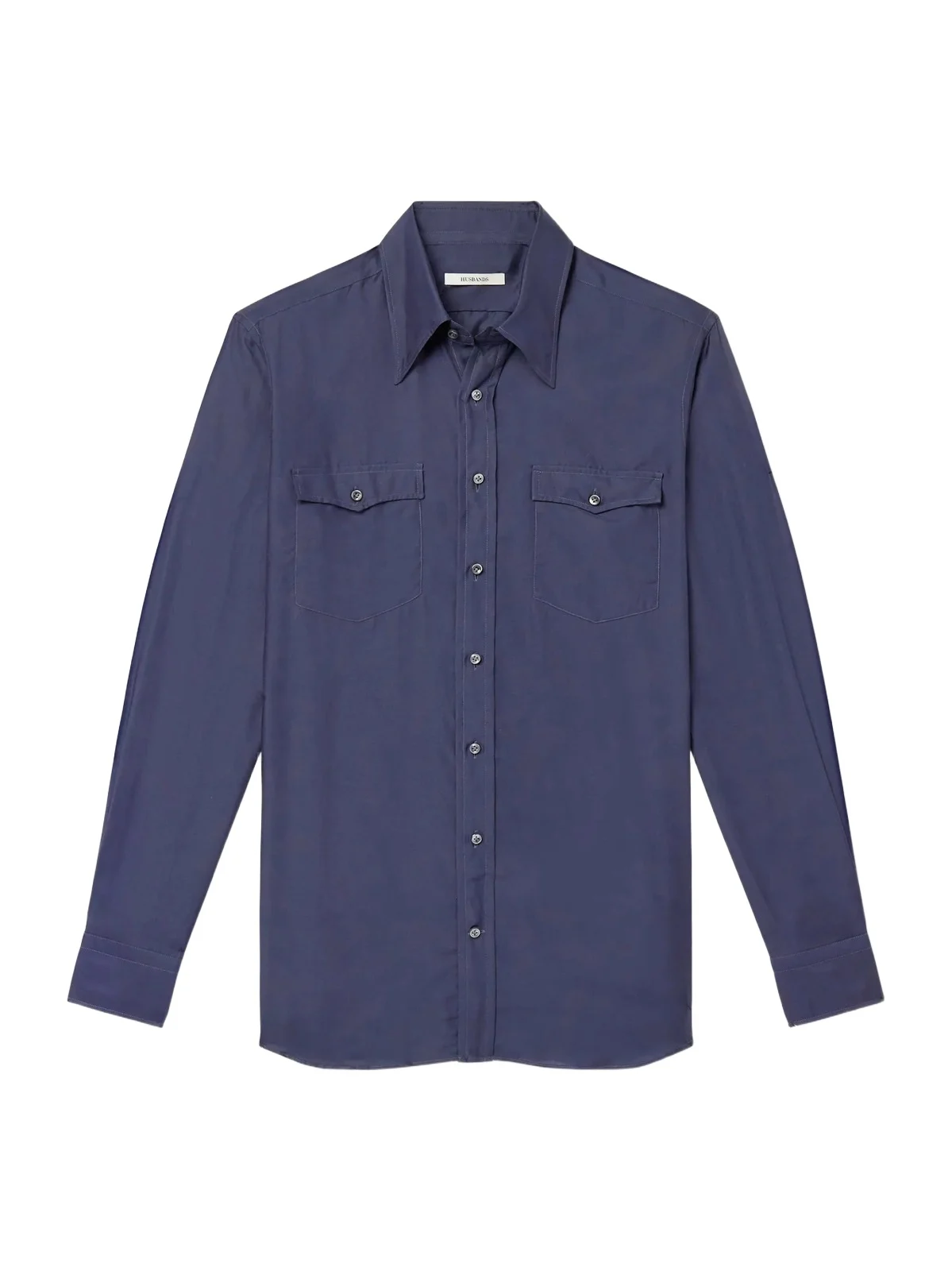 Husbands Cotton and Silk-Blend Twill Shirt - Men
