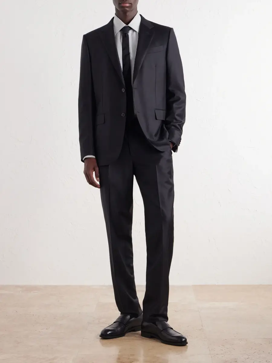 Zegna Merino Wool-Twill Suit - Men | Thumbnail 2 Zegna Merino Wool-Twill Suit - Men | Thumbnail 2