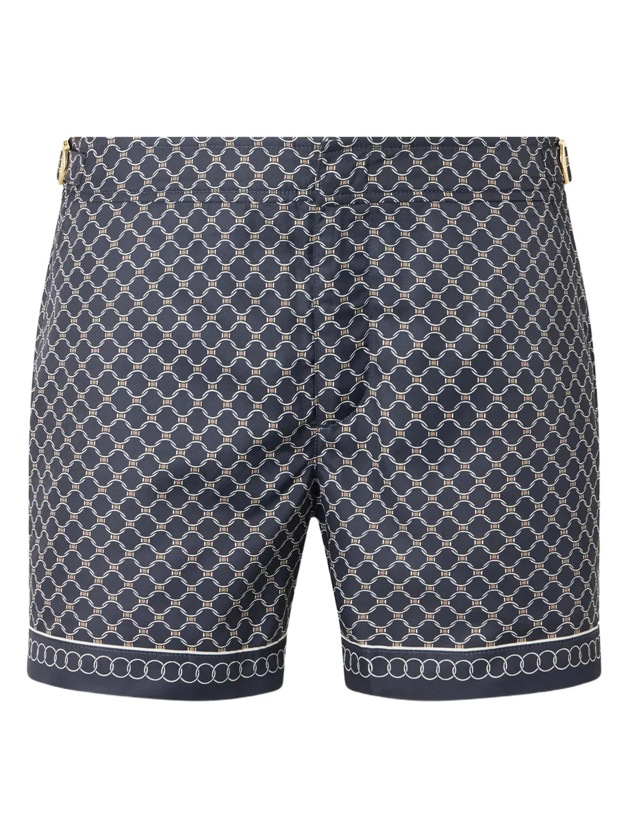 Orlebar Brown Setter Tessoro Straight-Leg Mid-Length Printed Swim Shorts - Men