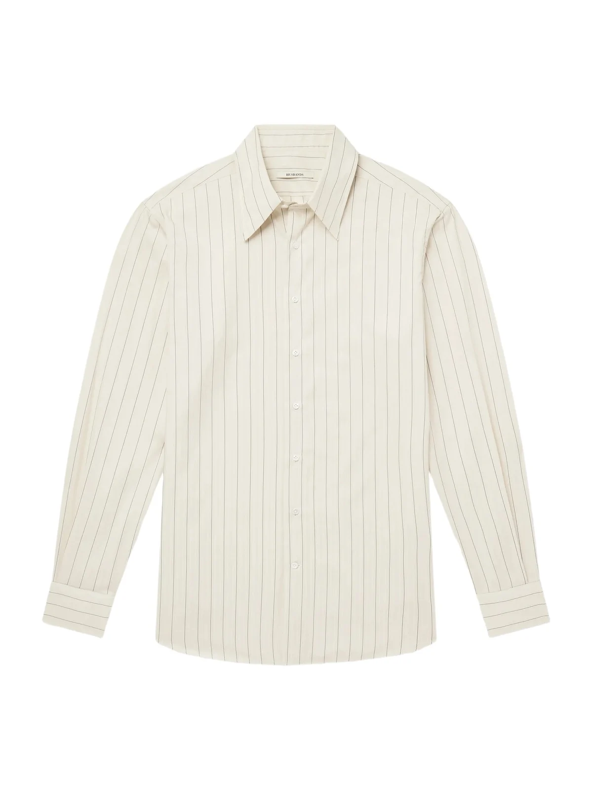 Husbands Striped Cotton and Lyocell-Blend Poplin Shirt - Men