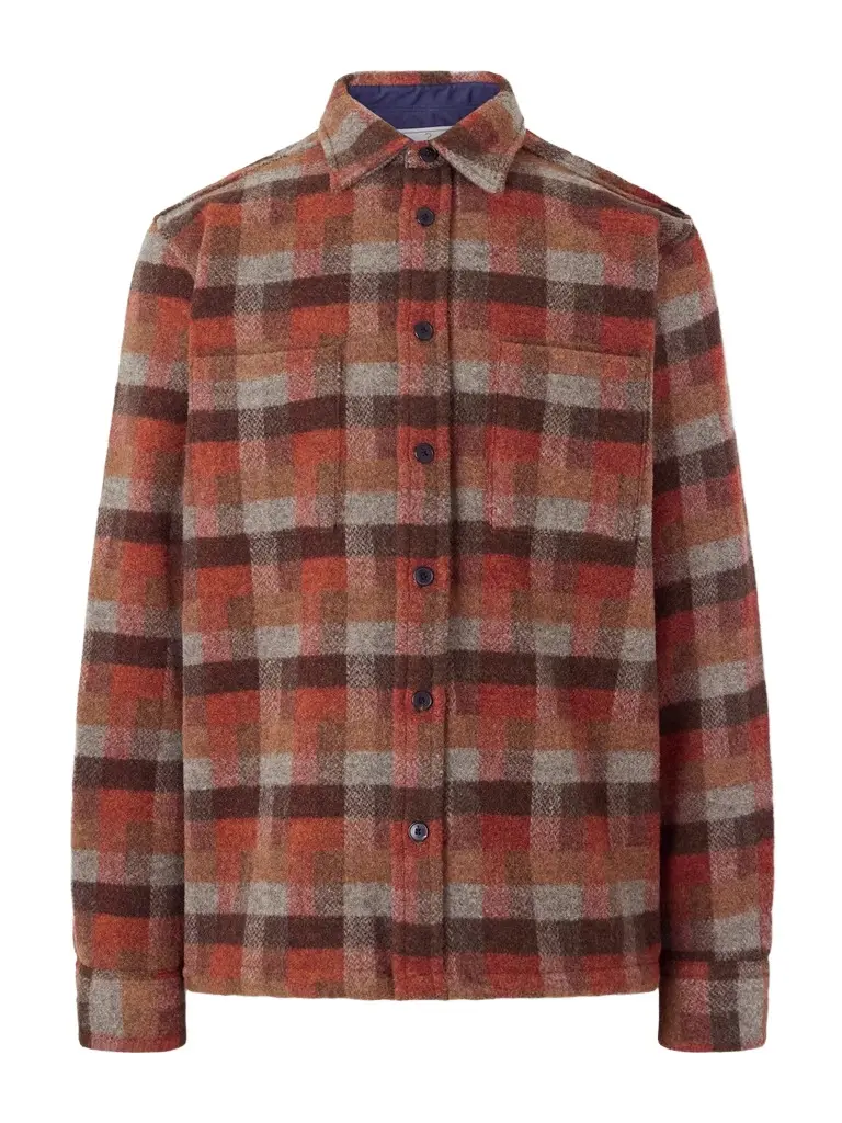 Portuguese Flannel Agripa Checked Wool-Flannel Overshirt - Men