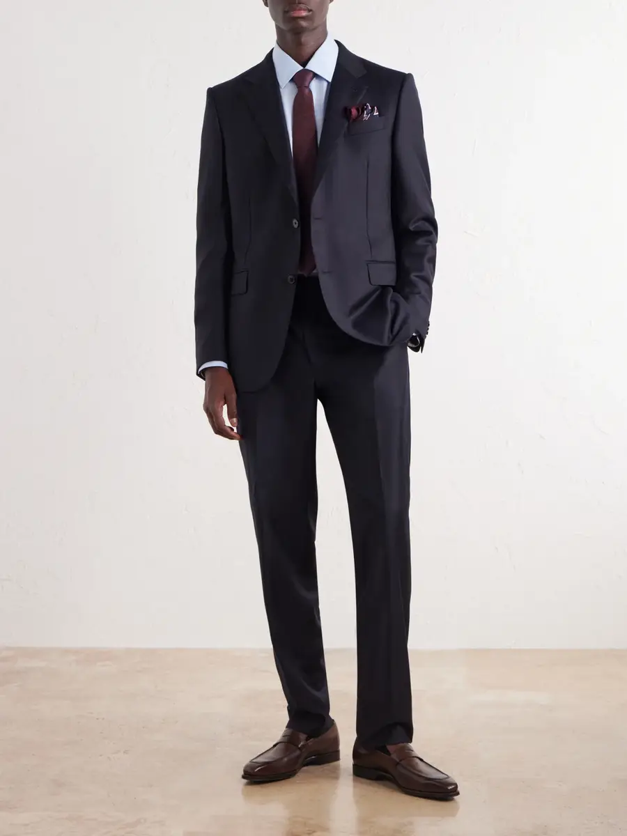 Zegna Merino Wool-Twill Suit - Men | Thumbnail 2 Zegna Merino Wool-Twill Suit - Men | Thumbnail 2