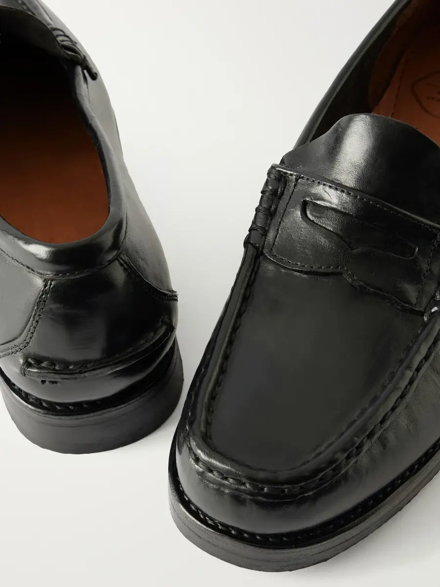 Visvim Fabro-Folk Leather Loafers - Men | Thumbnail 4 Visvim Fabro-Folk Leather Loafers - Men | Thumbnail 4