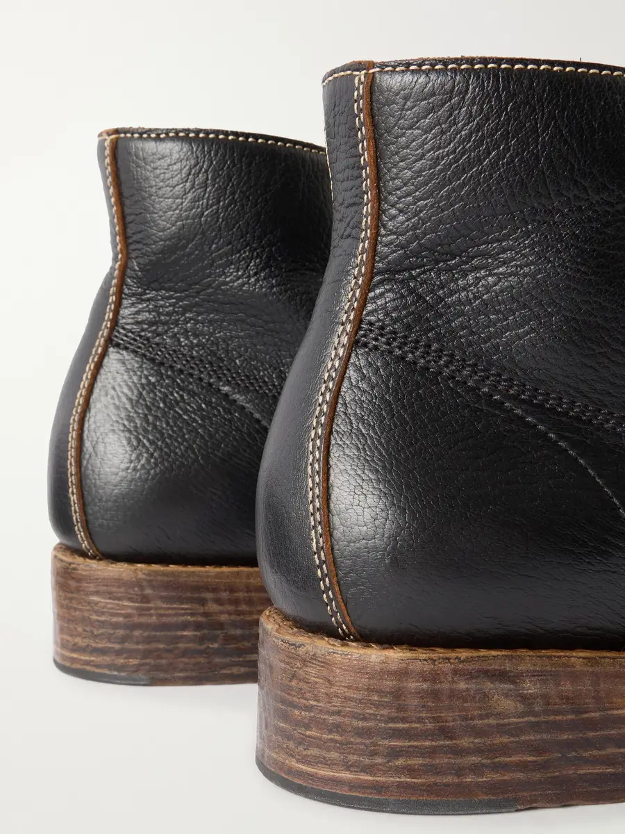 Visvim Virgil Folk Leather Boots - Men | Thumbnail 5 Visvim Virgil Folk Leather Boots - Men | Thumbnail 5