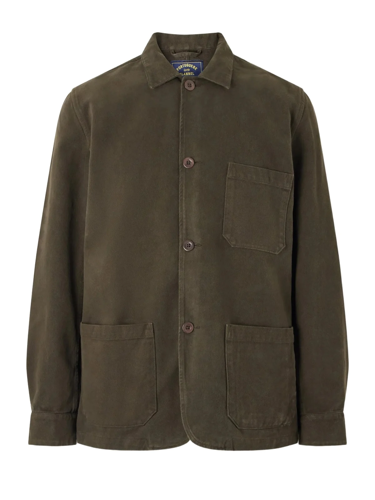Portuguese Flannel Labura Stretch-Cotton Twill Overshirt - Men