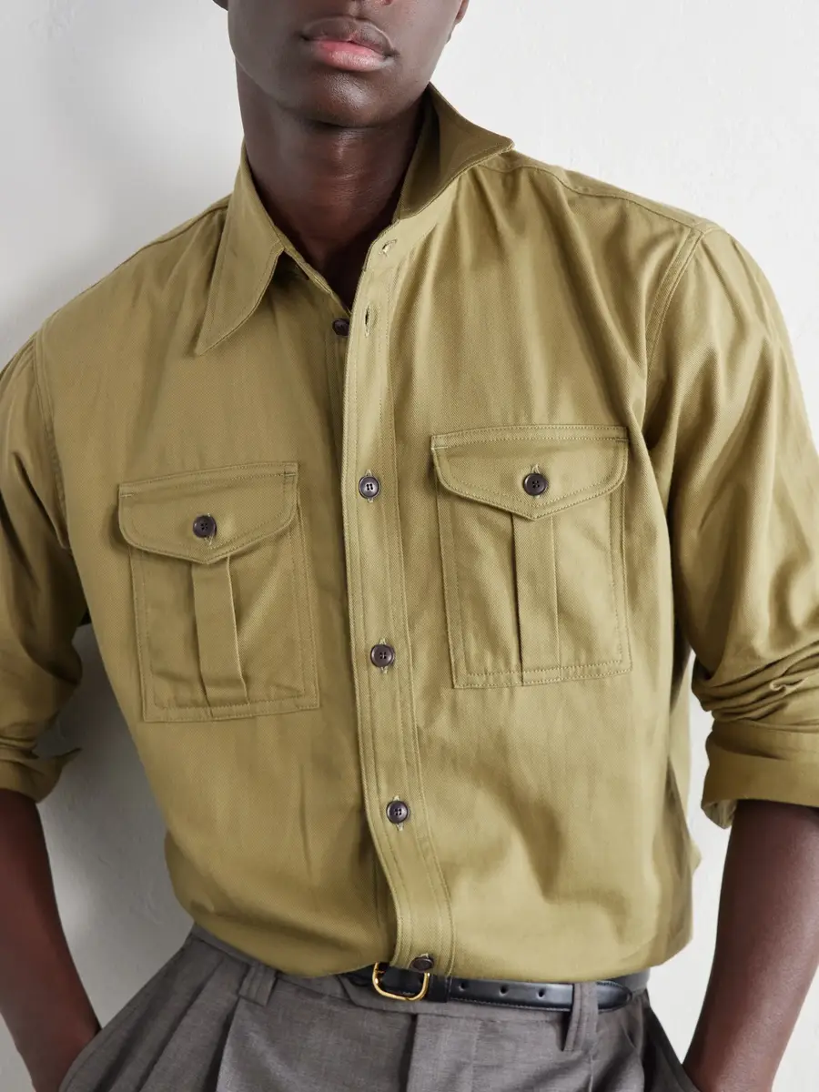 Husbands Boy Scout Cotton-Twill Shirt - Men | Thumbnail 5 Husbands Boy Scout Cotton-Twill Shirt - Men | Thumbnail 5