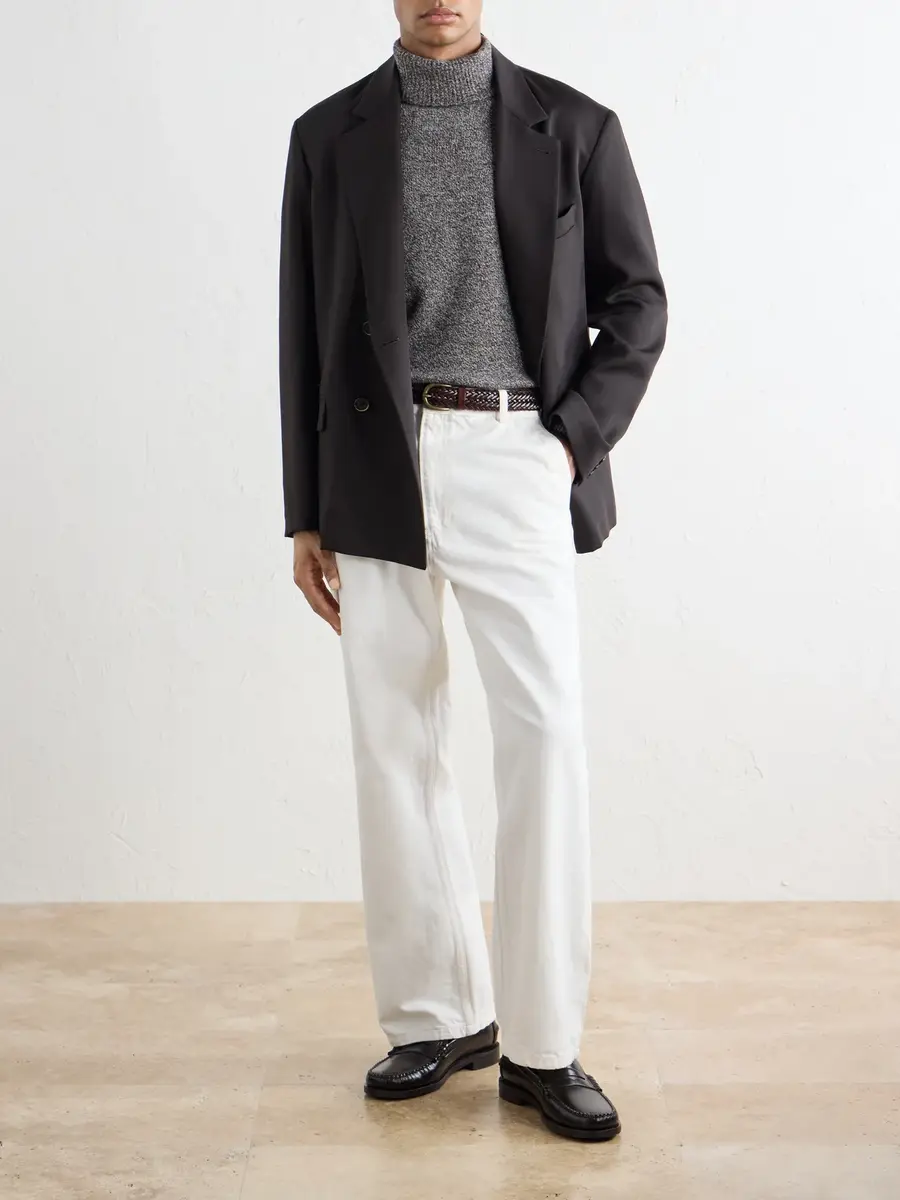 Altea Wool and Cashmere-Blend Mouliné Rollneck Sweater - Men | Thumbnail 2 Altea Wool and Cashmere-Blend Mouliné Rollneck Sweater - Men | Thumbnail 2