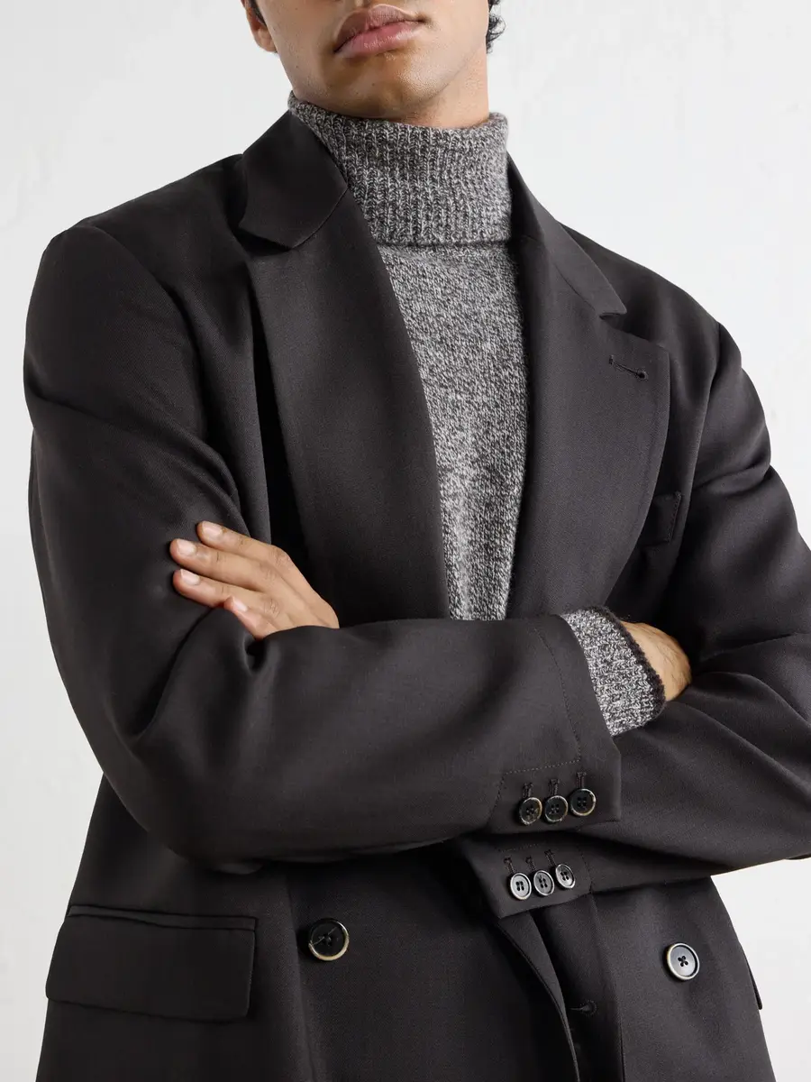 Altea Wool and Cashmere-Blend Mouliné Rollneck Sweater - Men | Thumbnail 5 Altea Wool and Cashmere-Blend Mouliné Rollneck Sweater - Men | Thumbnail 5