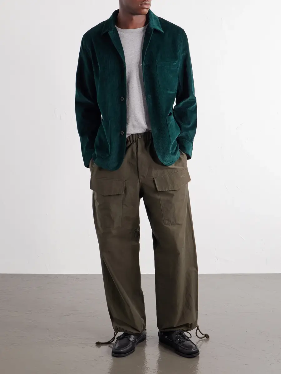 Portuguese Flannel Labura Cotton-Corduroy Overshirt - Men | Thumbnail 2