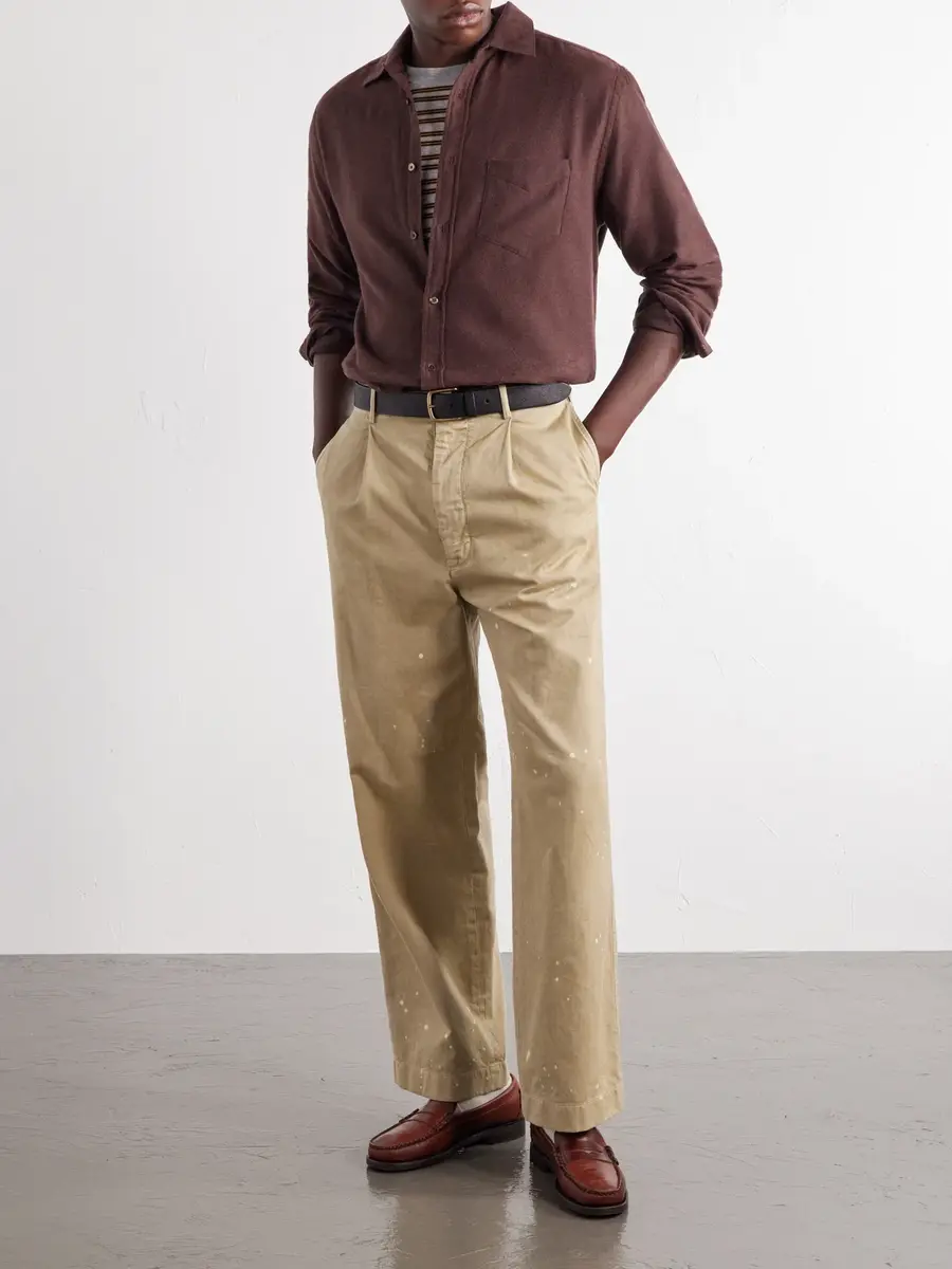 Portuguese Flannel Teca Brushed Cotton-Twill Shirt - Men | Thumbnail 2 Portuguese Flannel Teca Brushed Cotton-Twill Shirt - Men | Thumbnail 2
