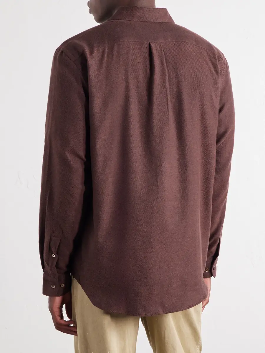 Portuguese Flannel Teca Brushed Cotton-Twill Shirt - Men | Thumbnail 4 Portuguese Flannel Teca Brushed Cotton-Twill Shirt - Men | Thumbnail 4