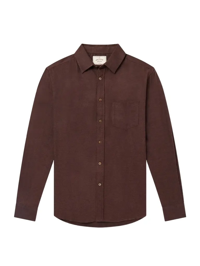 Portuguese Flannel Teca Brushed Cotton-Twill Shirt - Men