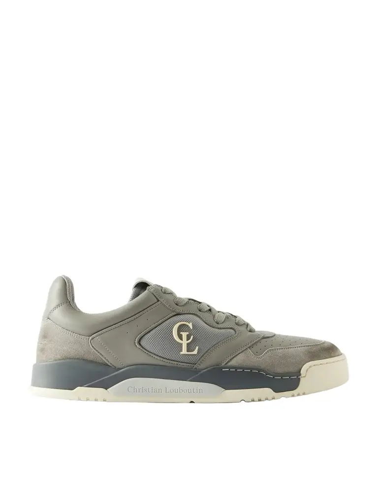 Bsktball 1 Suede and Mesh-Trimmed Leather Sneakers - Men Bsktball 1 Suede and Mesh-Trimmed Leather Sneakers - Men