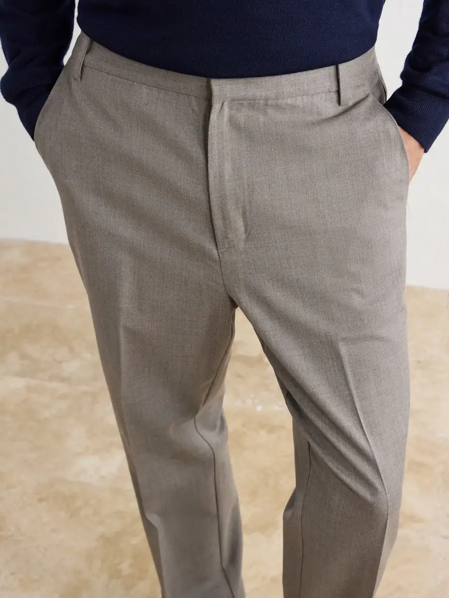 Altea Renee Straight-Leg Stretch-Wool Flannel Trousers - Men | Thumbnail 5 Altea Renee Straight-Leg Stretch-Wool Flannel Trousers - Men | Thumbnail 5