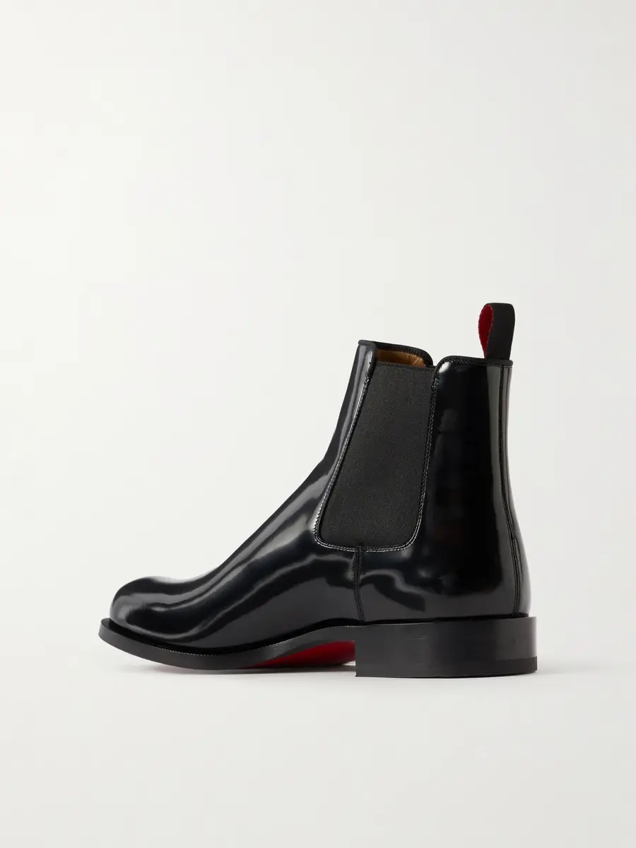 Christian Louboutin Choucair Leather Chelsea Boots - Men | Thumbnail 3 Christian Louboutin Choucair Leather Chelsea Boots - Men | Thumbnail 3
