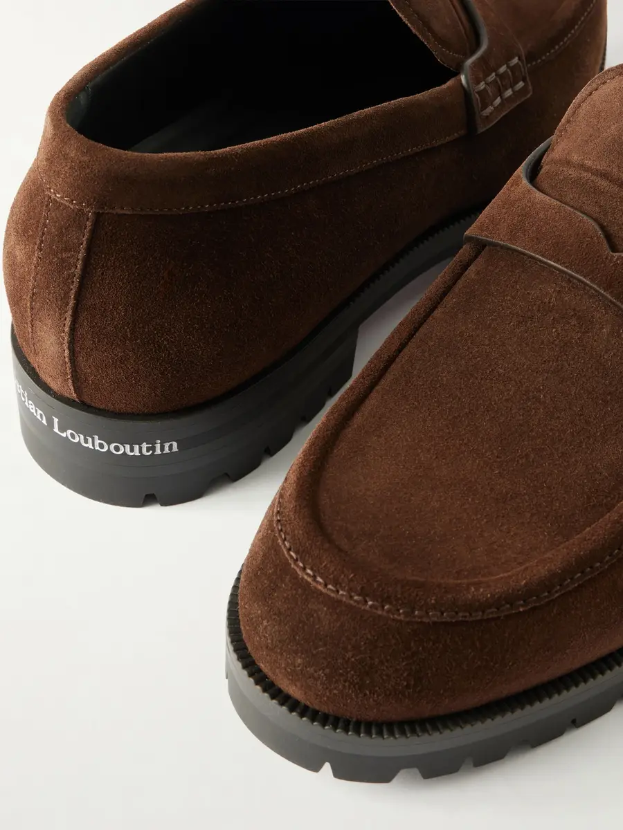 Christian Louboutin Cavavin Suede Loafers - Men | Thumbnail 5 Christian Louboutin Cavavin Suede Loafers - Men | Thumbnail 5