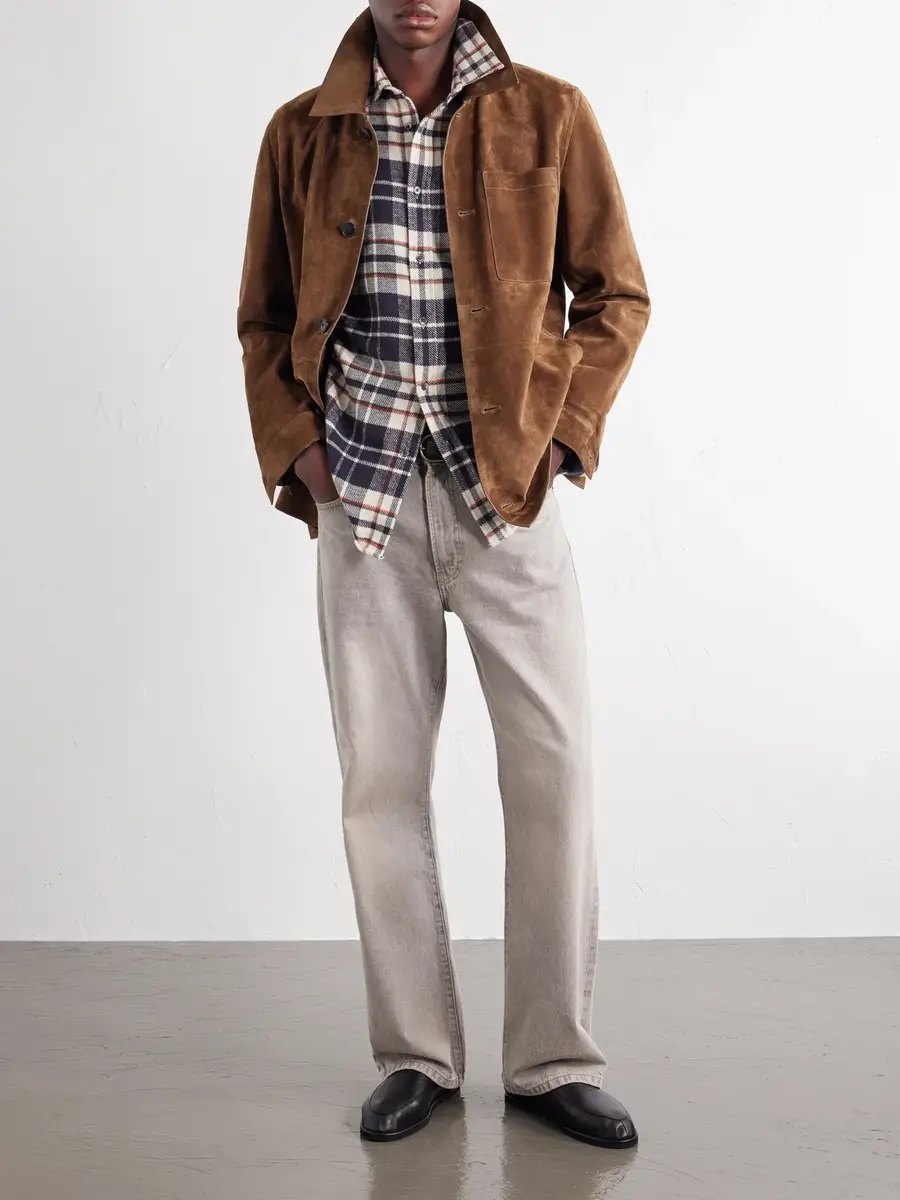Portuguese Flannel Hillside Checked Cotton-Flannel Shirt - Men | Thumbnail 2 Portuguese Flannel Hillside Checked Cotton-Flannel Shirt - Men | Thumbnail 2