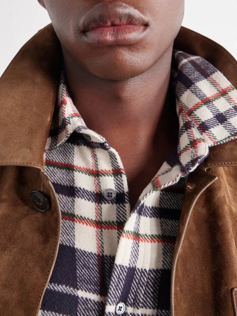 Portuguese Flannel Hillside Checked Cotton-Flannel Shirt - Men | Thumbnail 6 Portuguese Flannel Hillside Checked Cotton-Flannel Shirt - Men | Thumbnail 6