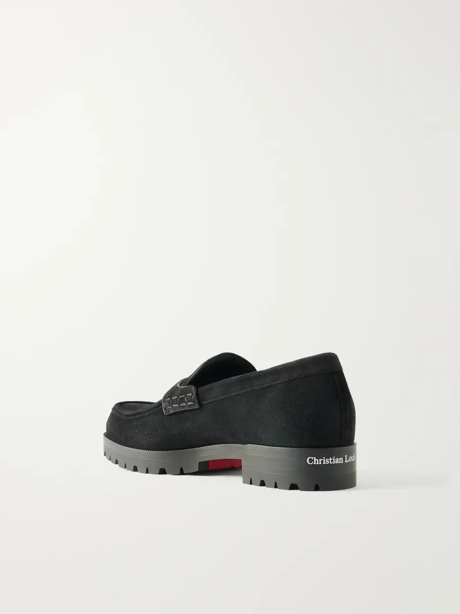Christian Louboutin Cavavin Suede Loafers - Men | Thumbnail 4 Christian Louboutin Cavavin Suede Loafers - Men | Thumbnail 4