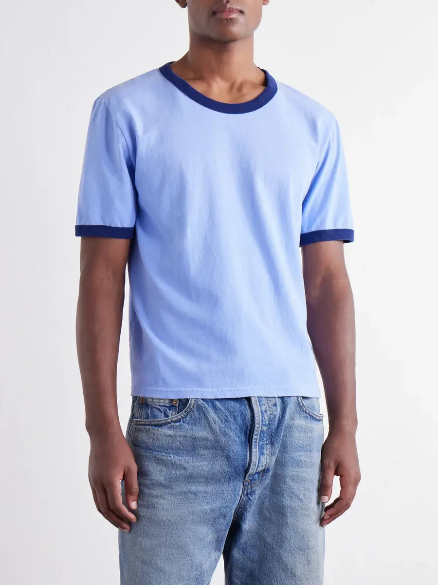 Husbands Distressed Cotton-Jersey T-Shirt - Men | Thumbnail 3 Husbands Distressed Cotton-Jersey T-Shirt - Men | Thumbnail 3