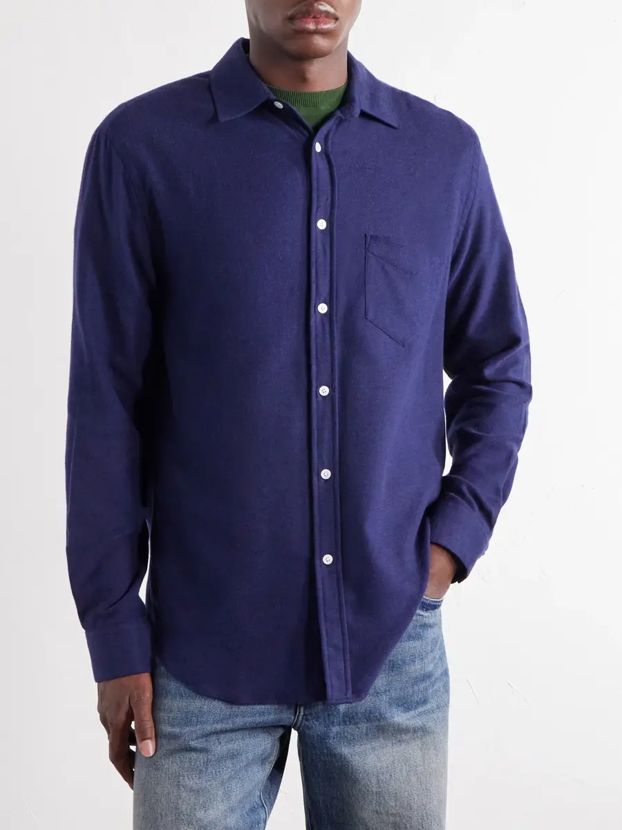 Portuguese Flannel Teca Brushed Cotton-Twill Shirt - Men | Thumbnail 3 Portuguese Flannel Teca Brushed Cotton-Twill Shirt - Men | Thumbnail 3
