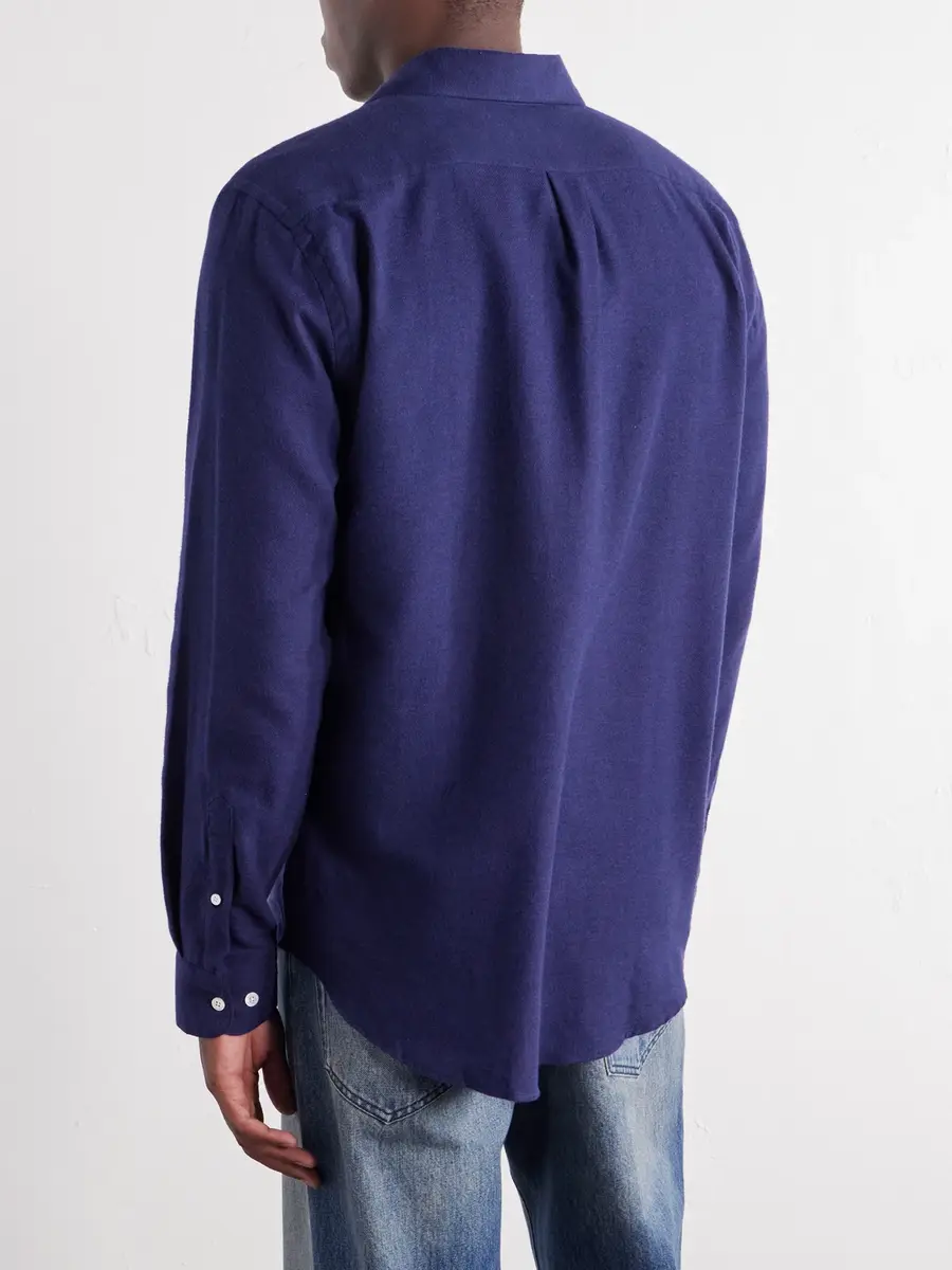 Portuguese Flannel Teca Brushed Cotton-Twill Shirt - Men | Thumbnail 4 Portuguese Flannel Teca Brushed Cotton-Twill Shirt - Men | Thumbnail 4