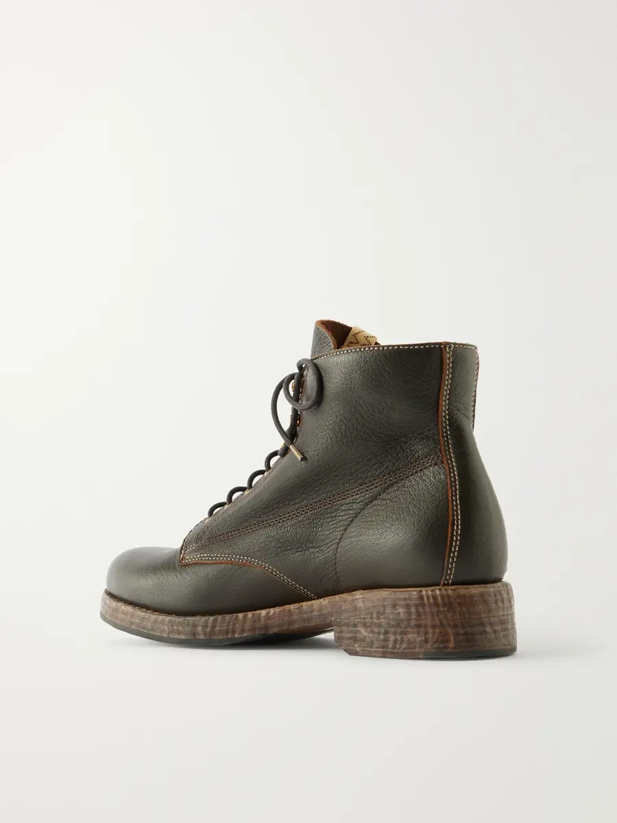 Visvim Virgil Folk Leather Boots - Men | Thumbnail 4 Visvim Virgil Folk Leather Boots - Men | Thumbnail 4