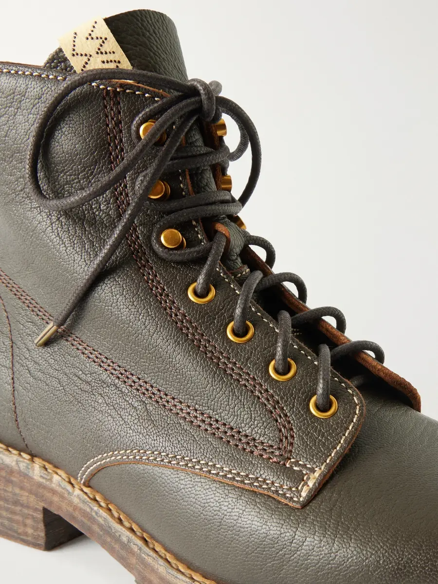 Visvim Virgil Folk Leather Boots - Men | Thumbnail 5 Visvim Virgil Folk Leather Boots - Men | Thumbnail 5