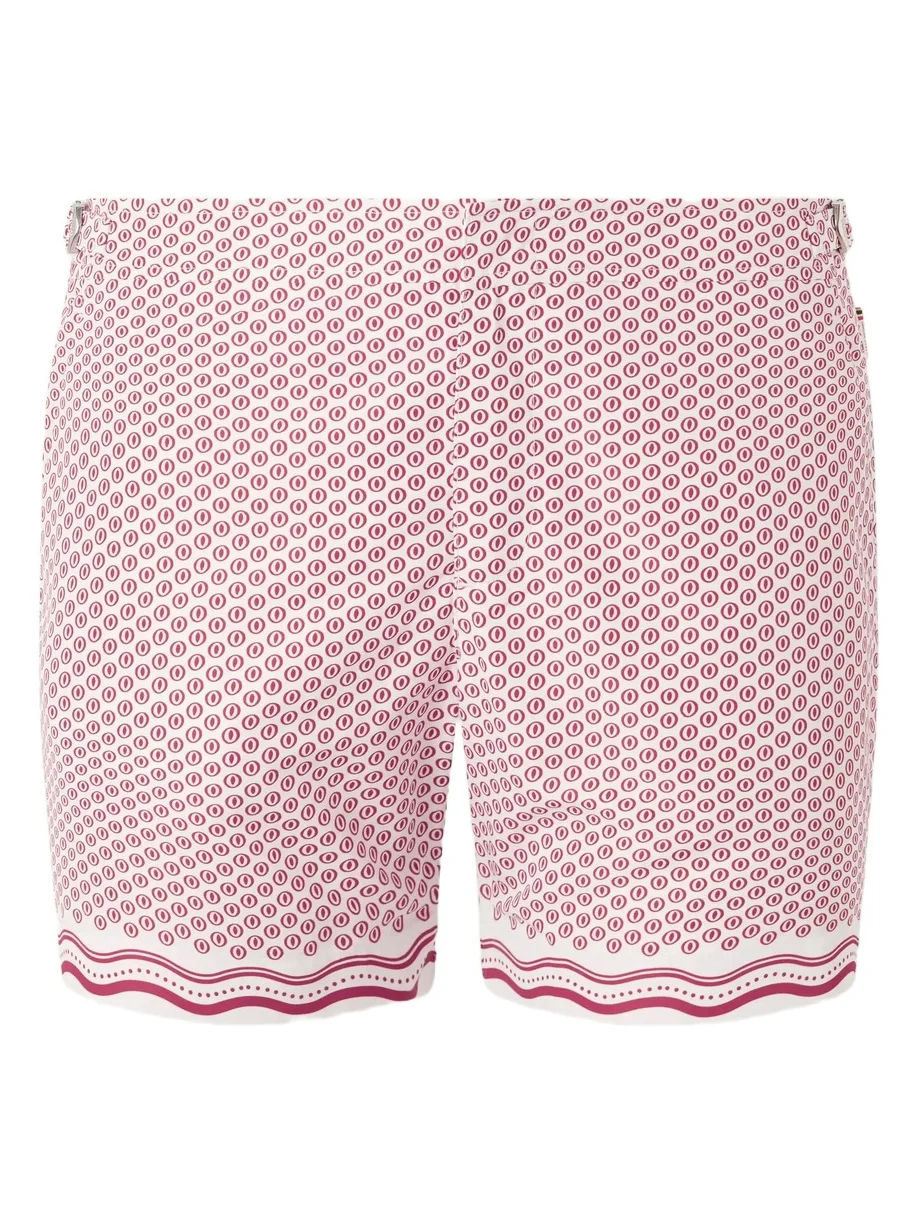 Orlebar Brown Bulldog Straight-Leg Mid-Length Printed Swim Shorts - Men